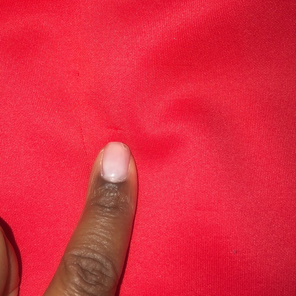 Orange open back dress - Picture 4 of 4